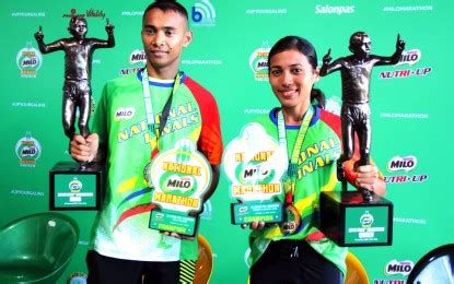Hallasgo, Zabala win 42nd National Milo Marathon.